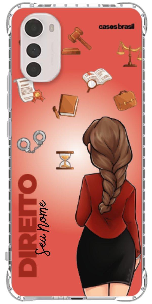 Capinha para celular Direito - Boneca Profissão Com Fundo