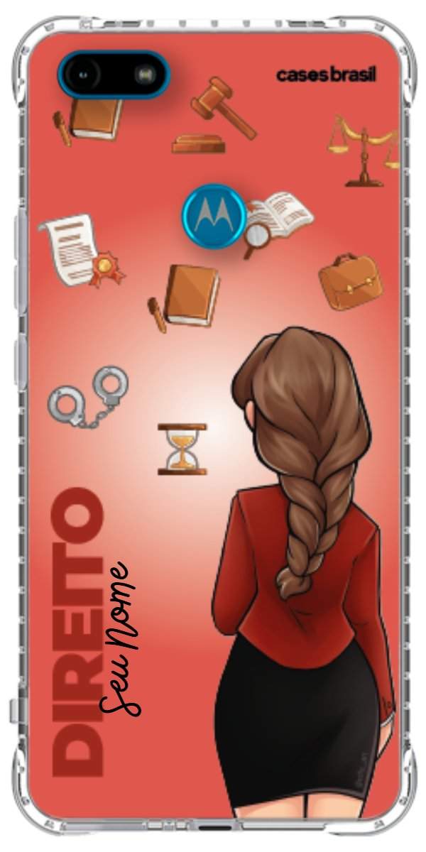 Capinha para celular Direito - Boneca Profissão Com Fundo