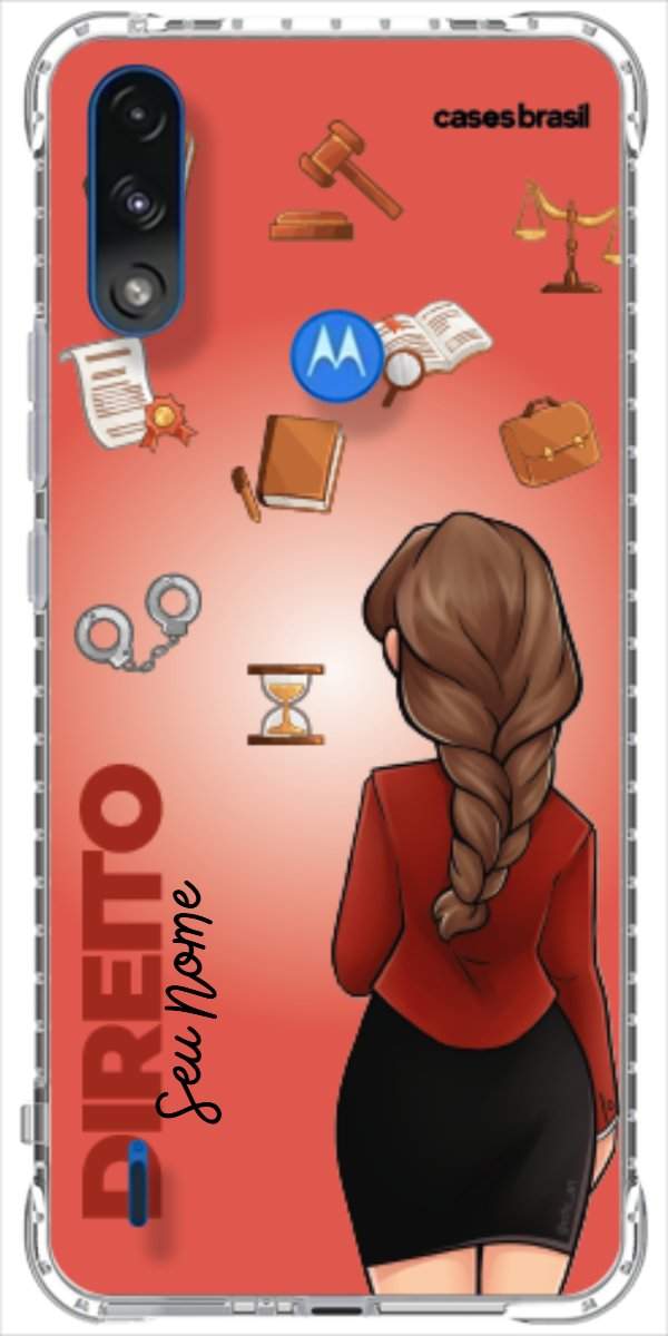 Capinha para celular Direito - Boneca Profissão Com Fundo