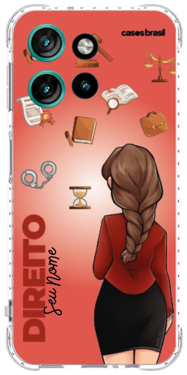Capinha para celular Direito - Boneca Profissão Com Fundo
