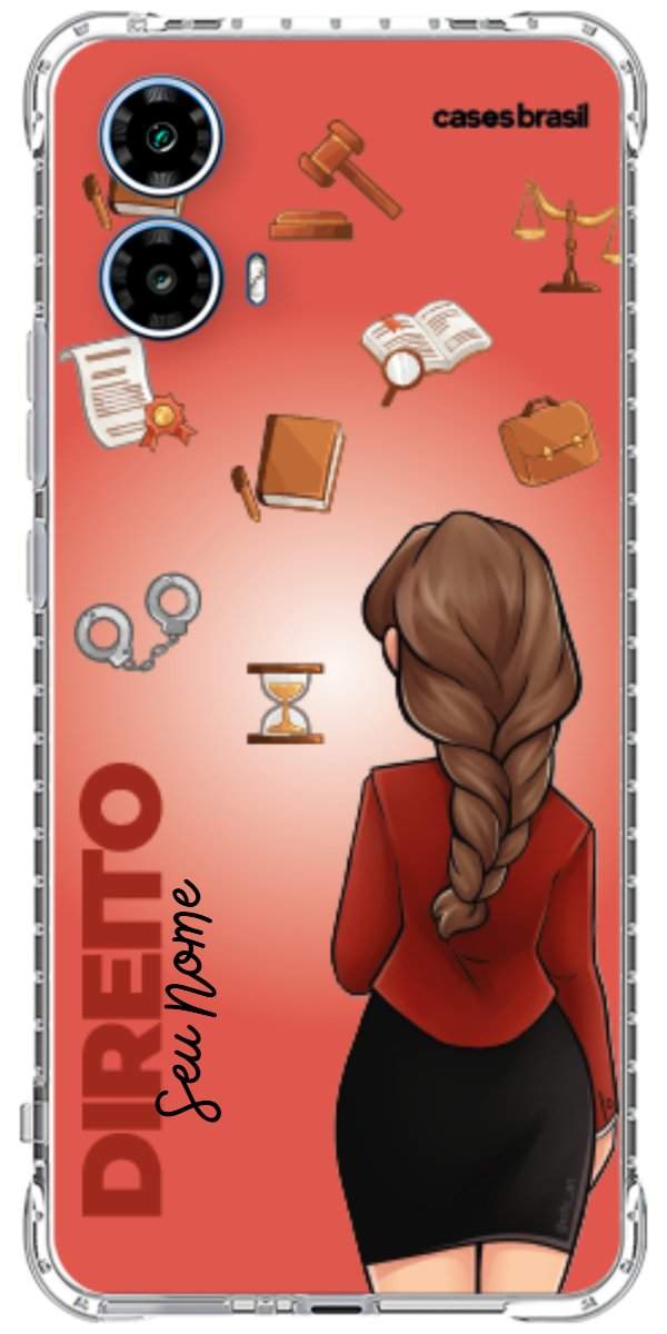 Capinha para celular Direito - Boneca Profissão Com Fundo