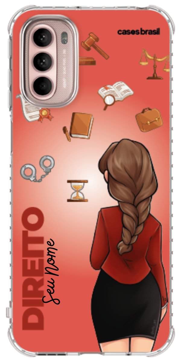 Capinha para celular Direito - Boneca Profissão Com Fundo