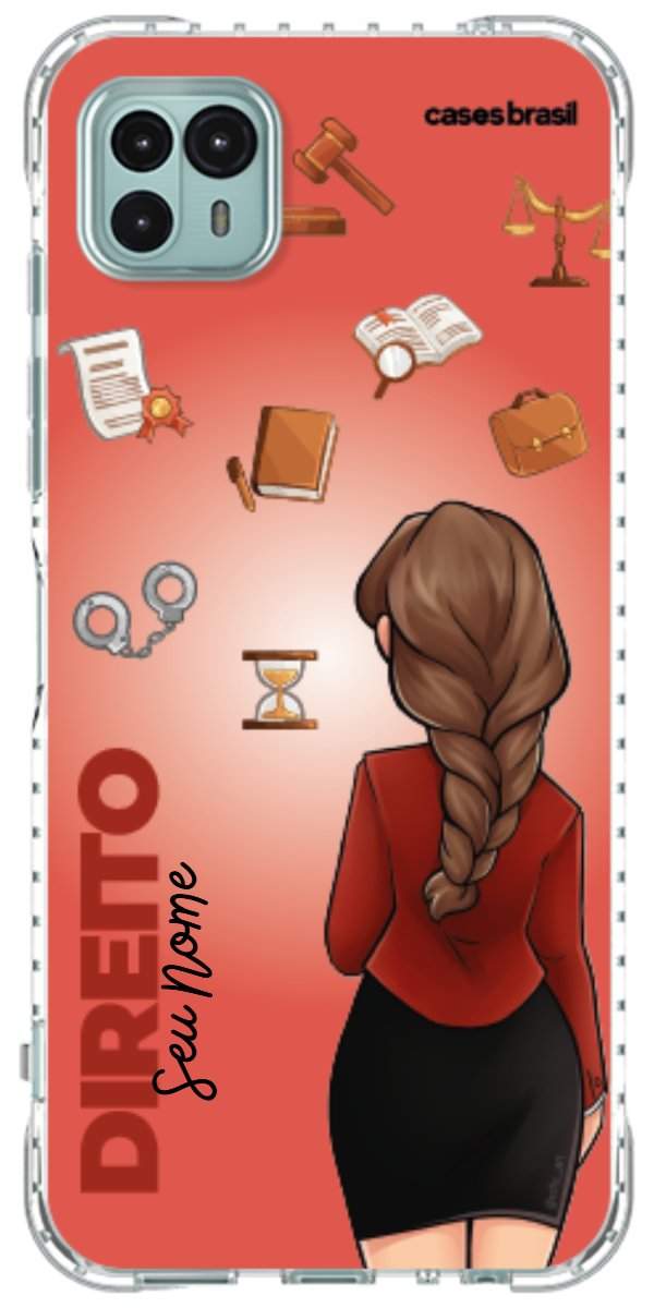 Capinha para celular Direito - Boneca Profissão Com Fundo