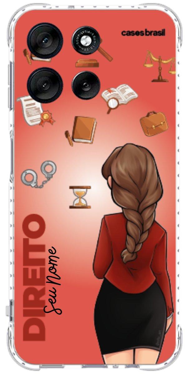 Capinha para celular Direito - Boneca Profissão Com Fundo