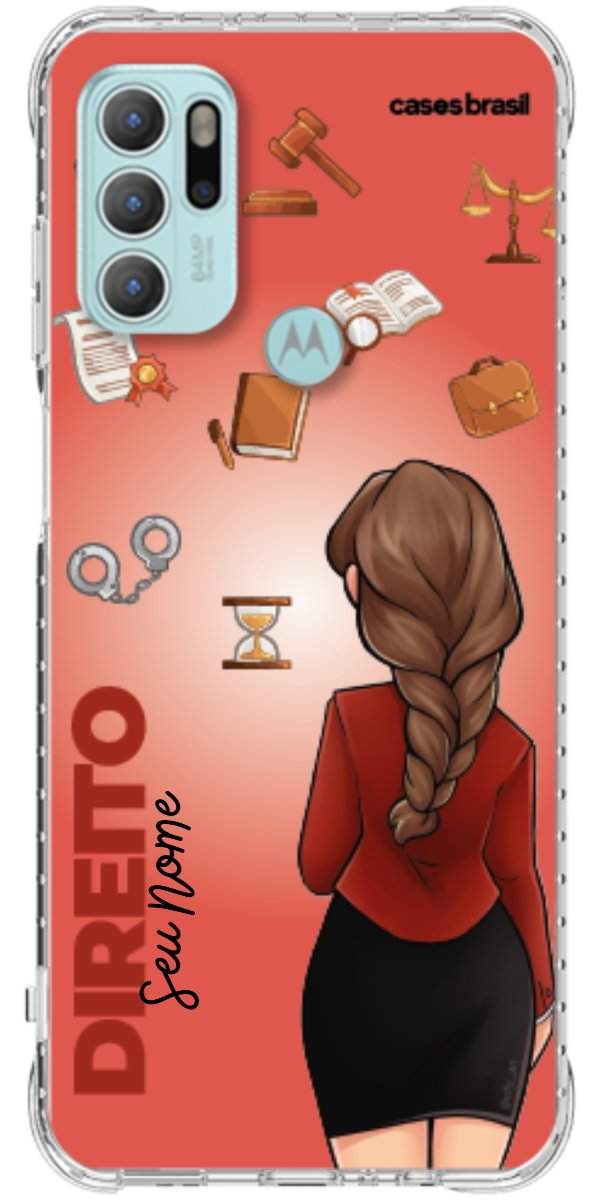 Capinha para celular Direito - Boneca Profissão Com Fundo