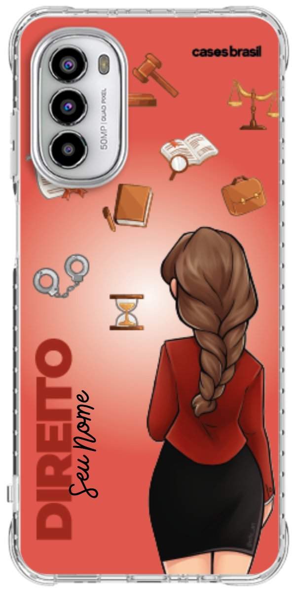 Capinha para celular Direito - Boneca Profissão Com Fundo
