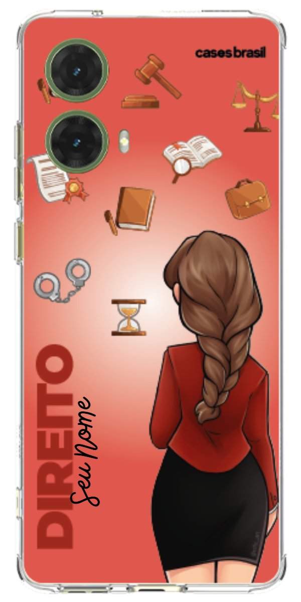 Capinha para celular Direito - Boneca Profissão Com Fundo