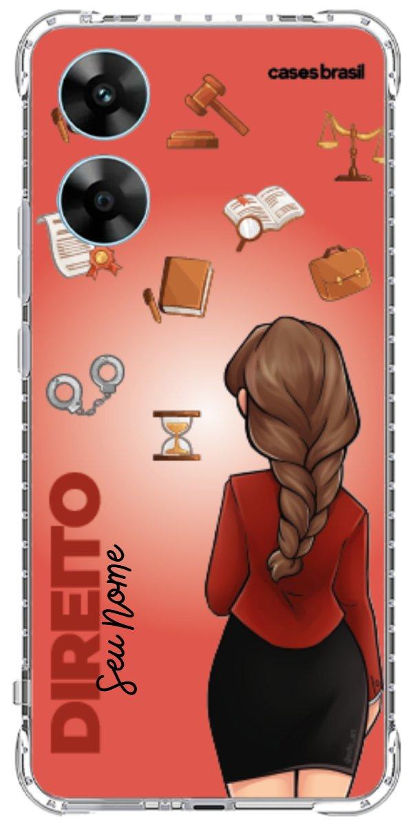 Capinha para celular Direito - Boneca Profissão Com Fundo
