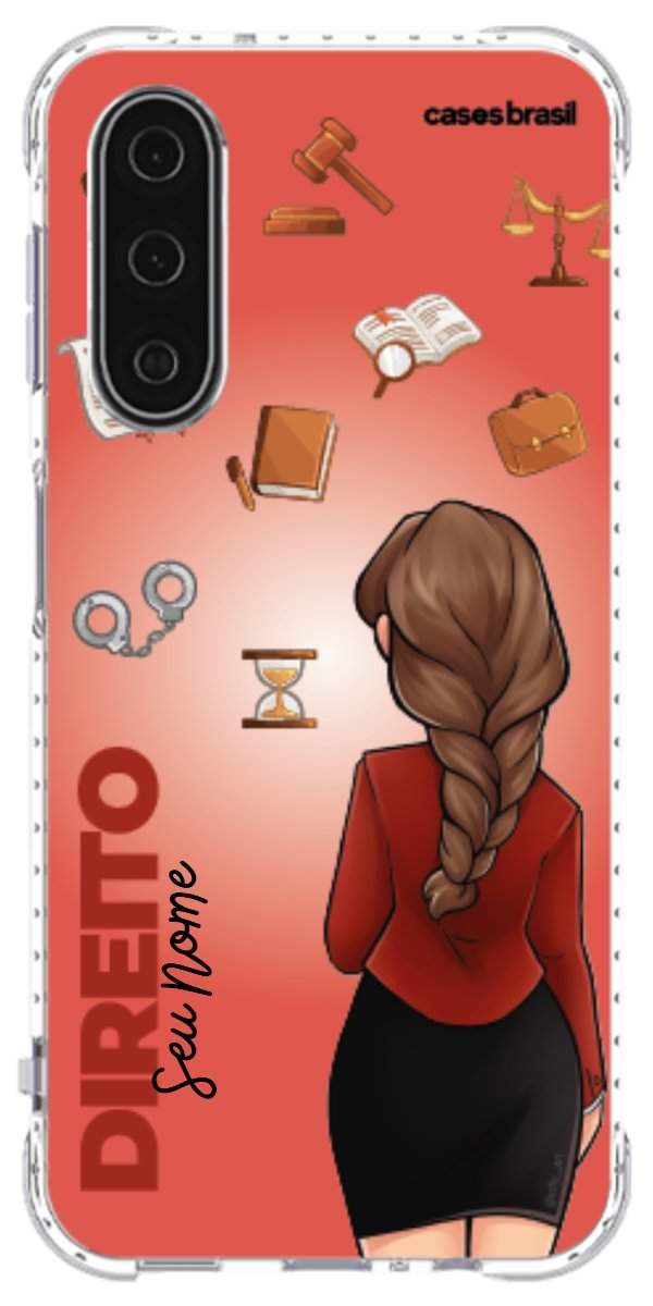 Capinha para celular Direito - Boneca Profissão Com Fundo