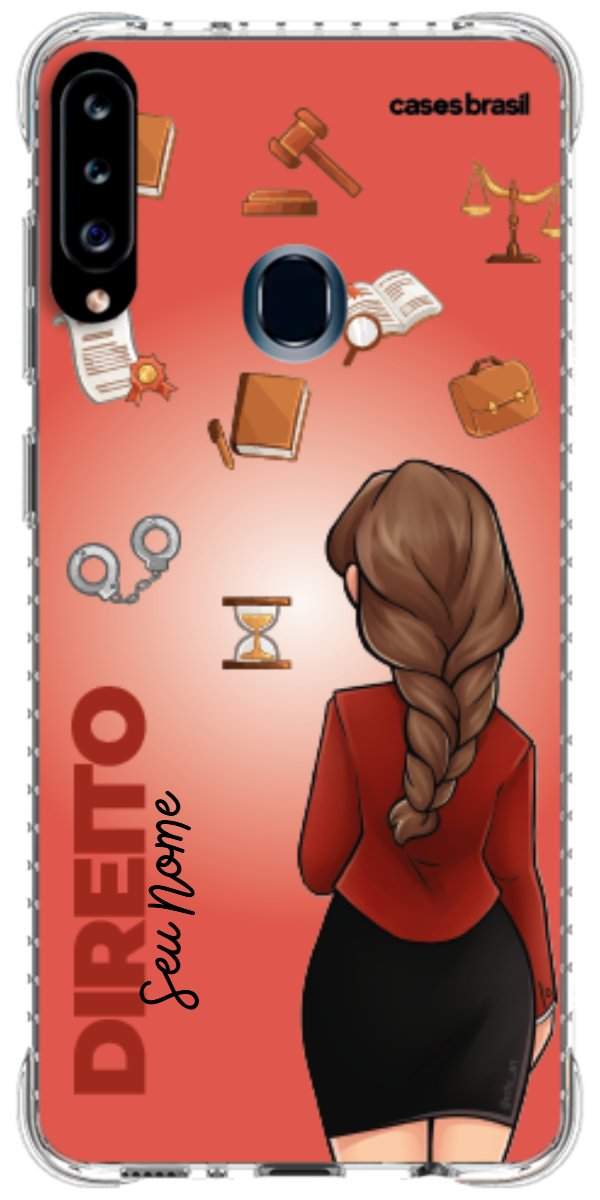 Capinha para celular Direito - Boneca Profissão Com Fundo