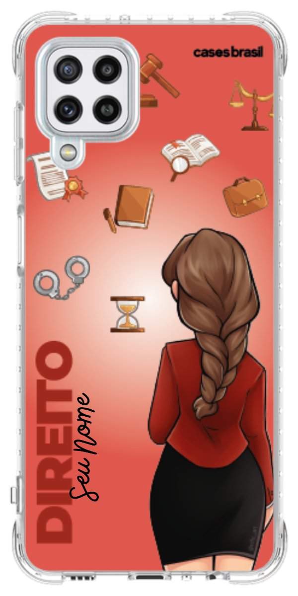 Capinha para celular Direito - Boneca Profissão Com Fundo