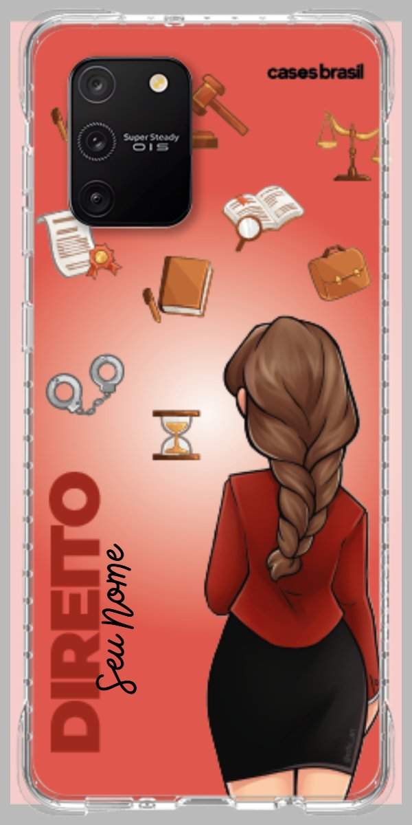 Capinha para celular Direito - Boneca Profissão Com Fundo