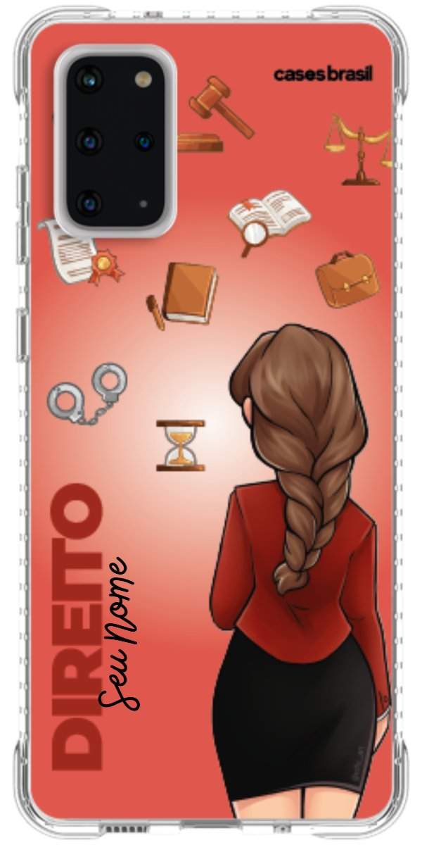Capinha para celular Direito - Boneca Profissão Com Fundo