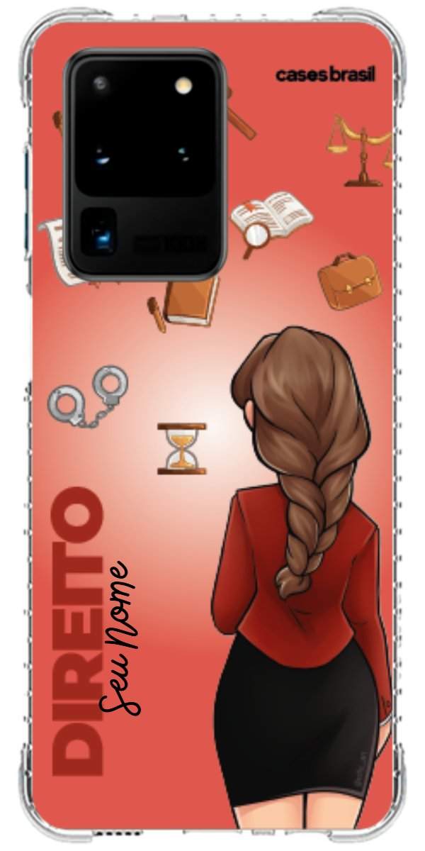 Capinha para celular Direito - Boneca Profissão Com Fundo