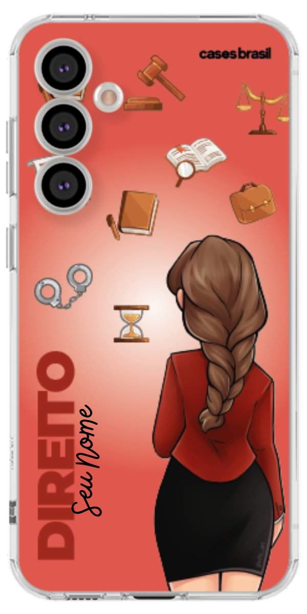 Capinha para celular Direito - Boneca Profissão Com Fundo