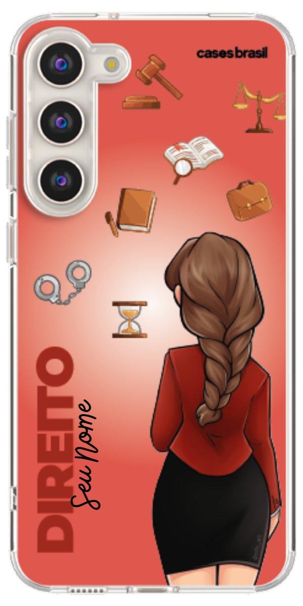 Capinha para celular Direito - Boneca Profissão Com Fundo