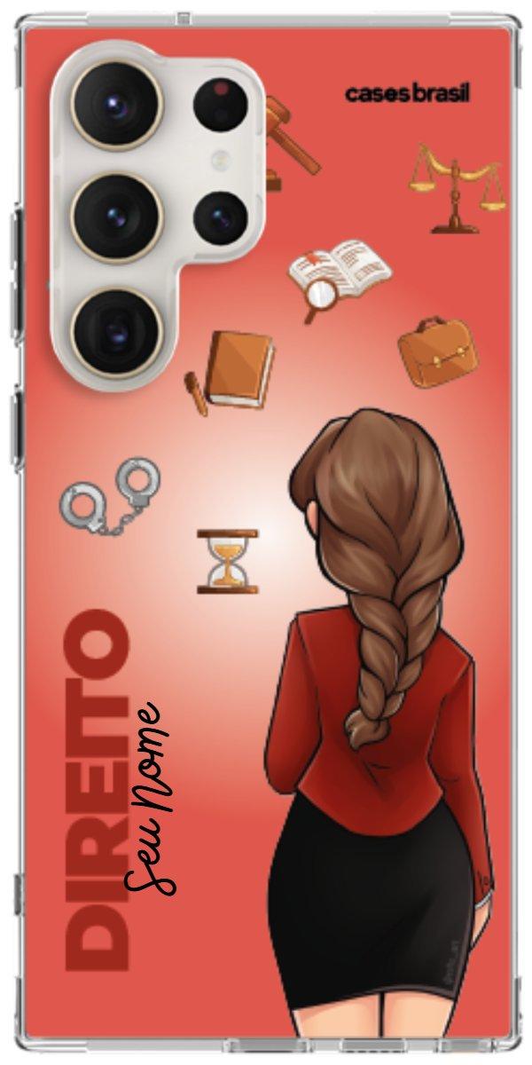 Capinha para celular Direito - Boneca Profissão Com Fundo