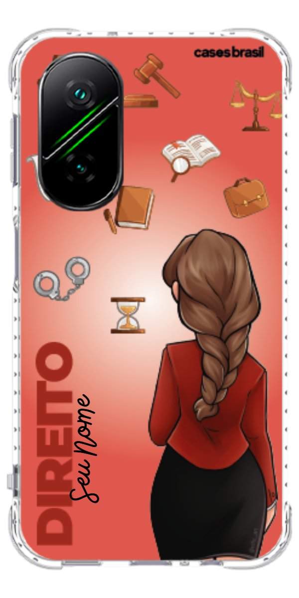 Capinha para celular Direito - Boneca Profissão Com Fundo