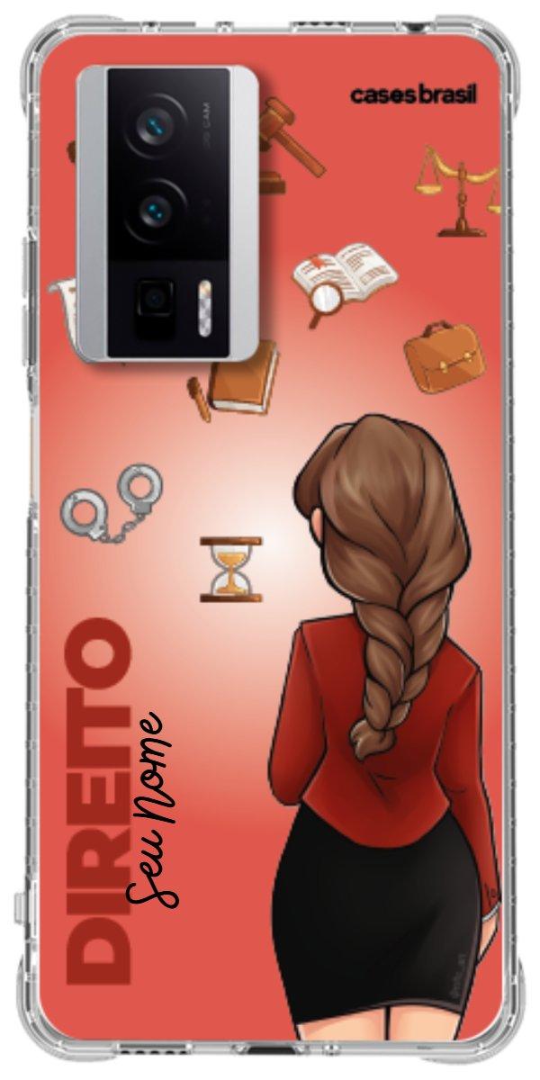 Capinha para celular Direito - Boneca Profissão Com Fundo