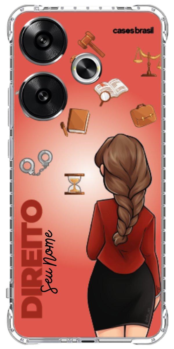 Capinha para celular Direito - Boneca Profissão Com Fundo