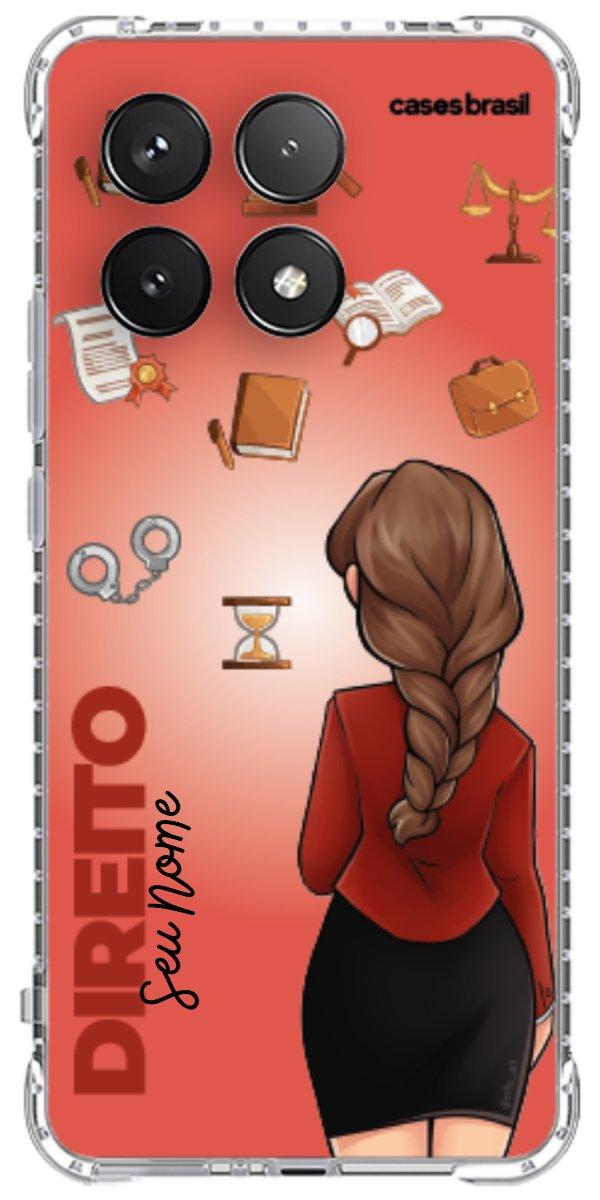 Capinha para celular Direito - Boneca Profissão Com Fundo