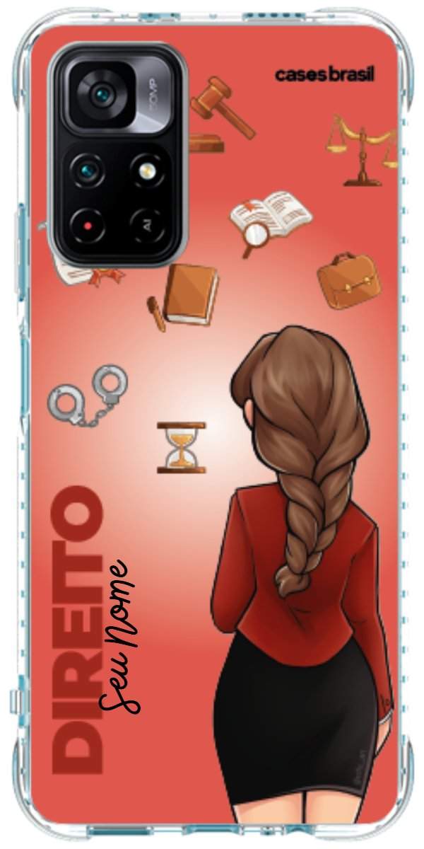 Capinha para celular Direito - Boneca Profissão Com Fundo