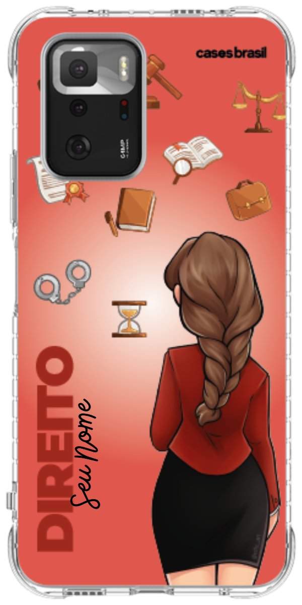 Capinha para celular Direito - Boneca Profissão Com Fundo
