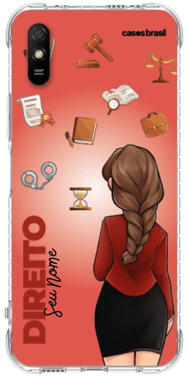 Capinha para celular Direito - Boneca Profissão Com Fundo