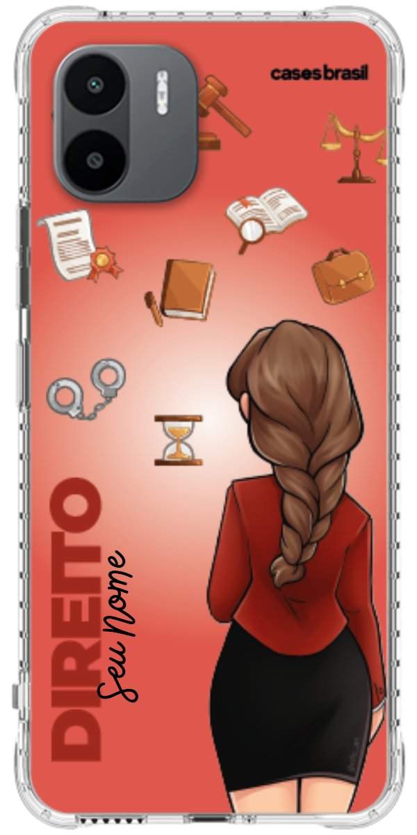 Capinha para celular Direito - Boneca Profissão Com Fundo