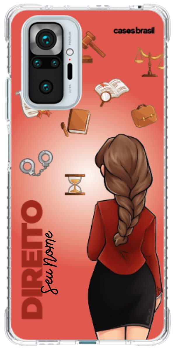 Capinha para celular Direito - Boneca Profissão Com Fundo