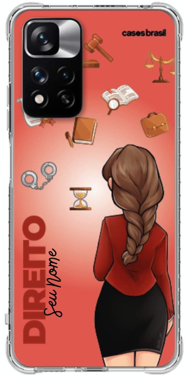 Capinha para celular Direito - Boneca Profissão Com Fundo