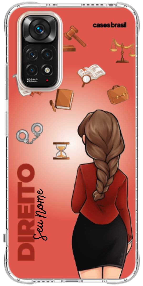 Capinha para celular Direito - Boneca Profissão Com Fundo