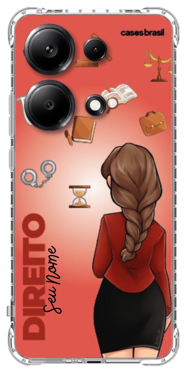 Capinha para celular Direito - Boneca Profissão Com Fundo