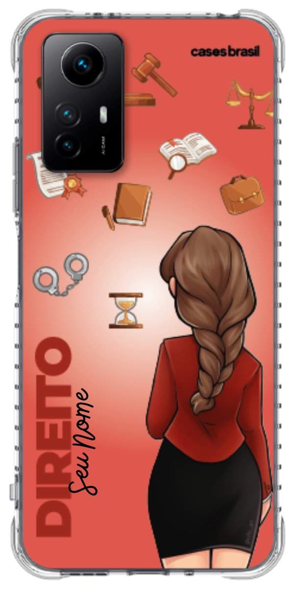 Capinha para celular Direito - Boneca Profissão Com Fundo
