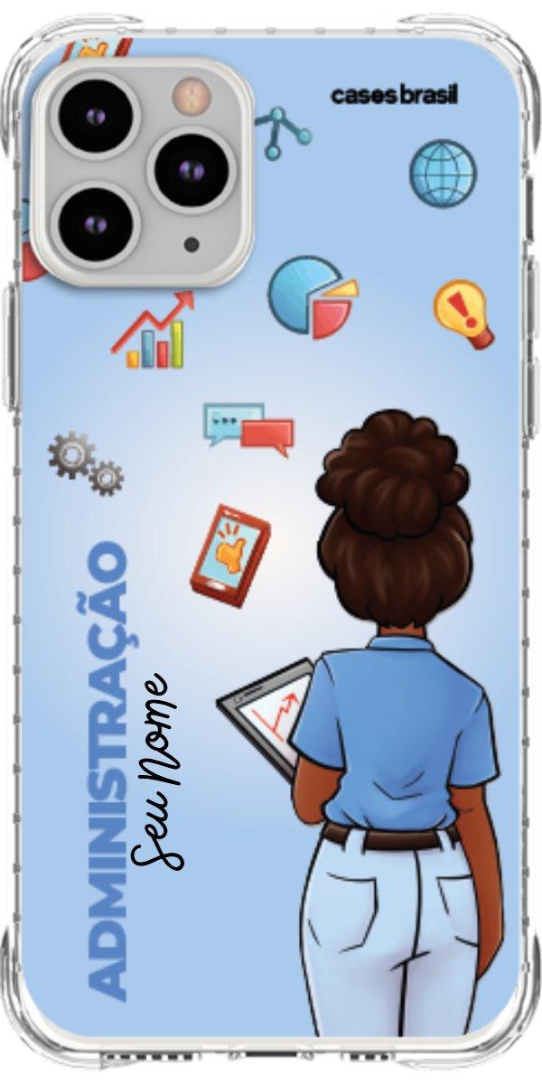 Capinha para celular Administração - Boneca Profissão Com Fundo