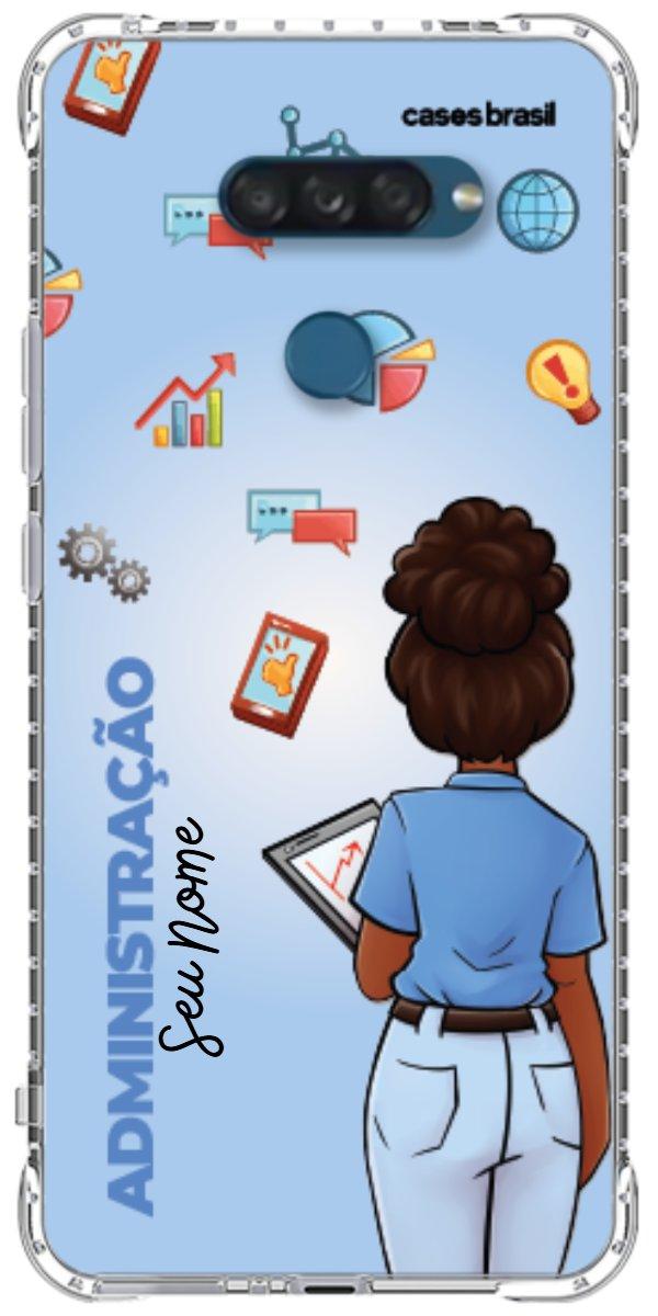 Capinha para celular Administração - Boneca Profissão Com Fundo
