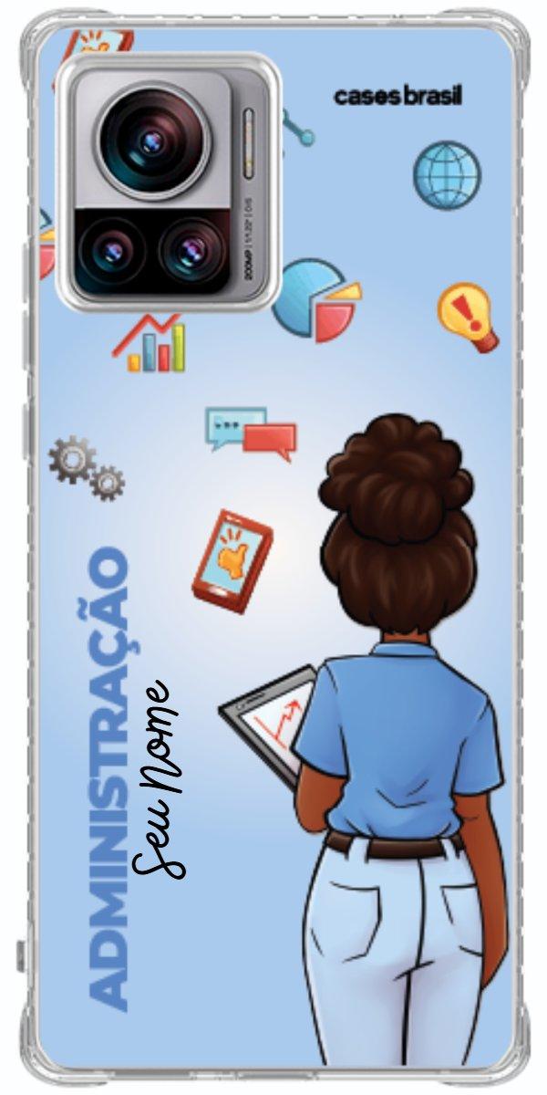 Capinha para celular Administração - Boneca Profissão Com Fundo
