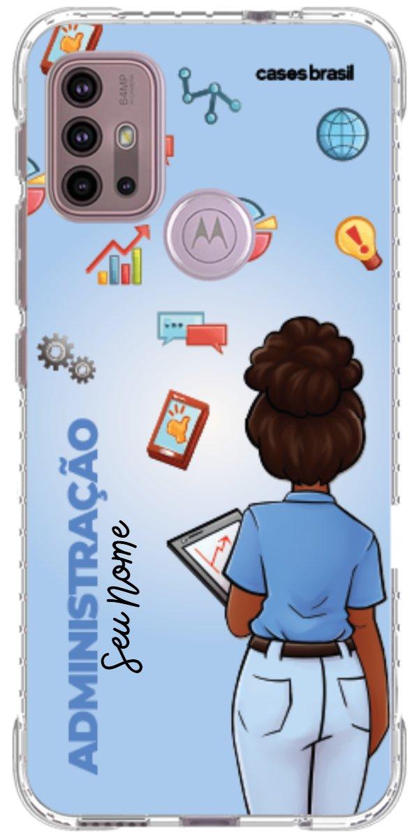Capinha para celular Administração - Boneca Profissão Com Fundo