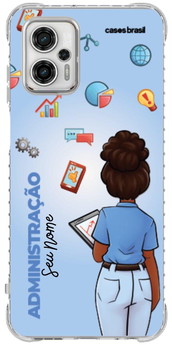 Capinha para celular Administração - Boneca Profissão Com Fundo