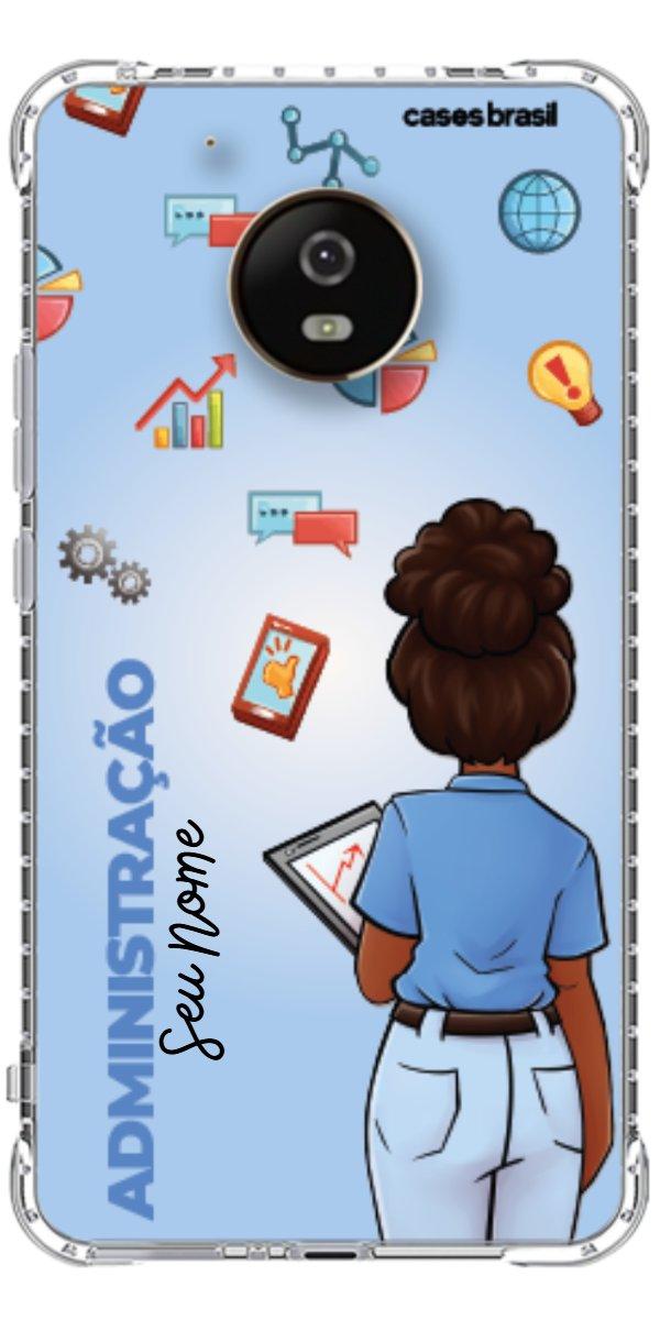 Capinha para celular Administração - Boneca Profissão Com Fundo