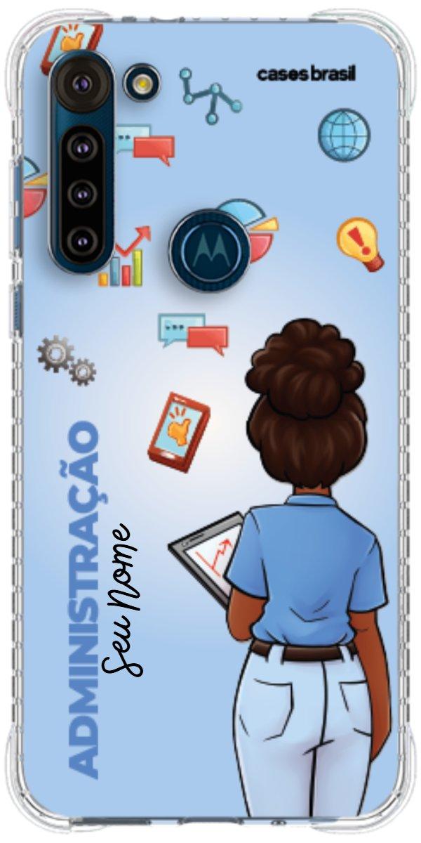 Capinha para celular Administração - Boneca Profissão Com Fundo