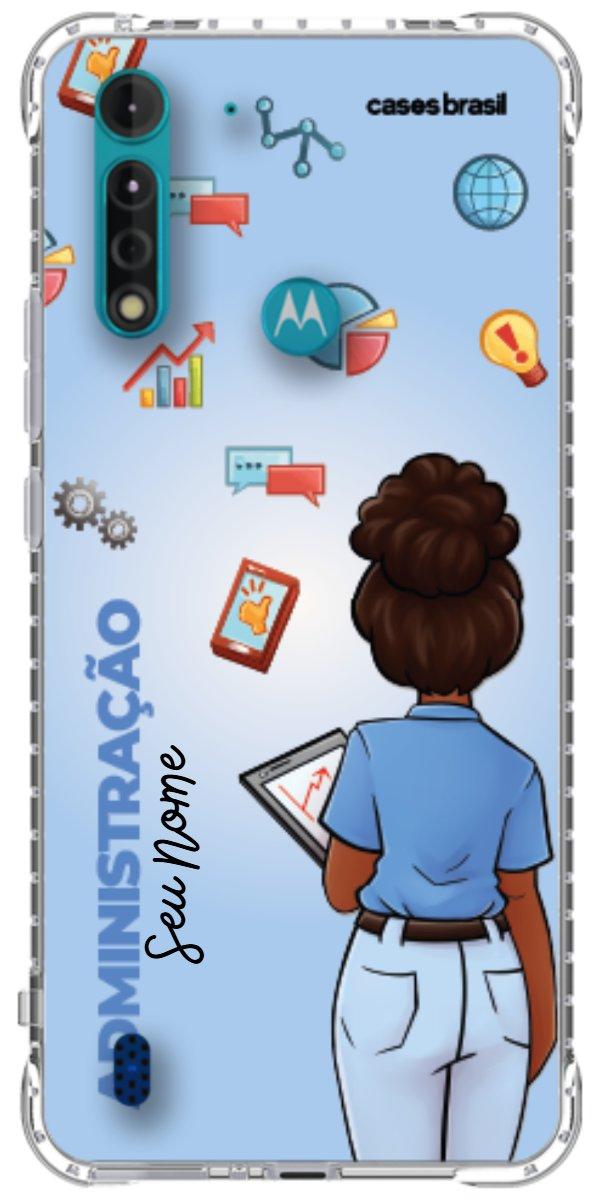 Capinha para celular Administração - Boneca Profissão Com Fundo