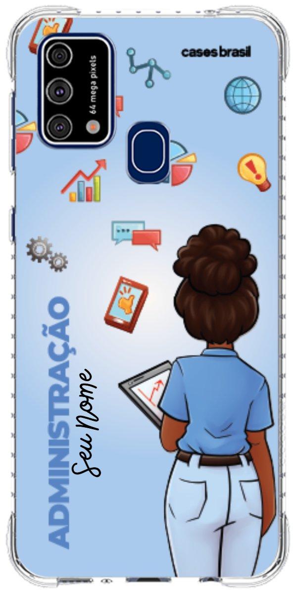Capinha para celular Administração - Boneca Profissão Com Fundo