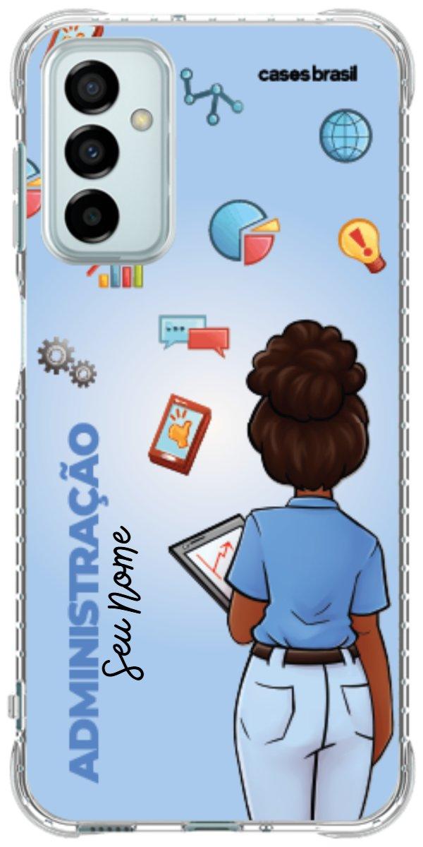 Capinha para celular Administração - Boneca Profissão Com Fundo