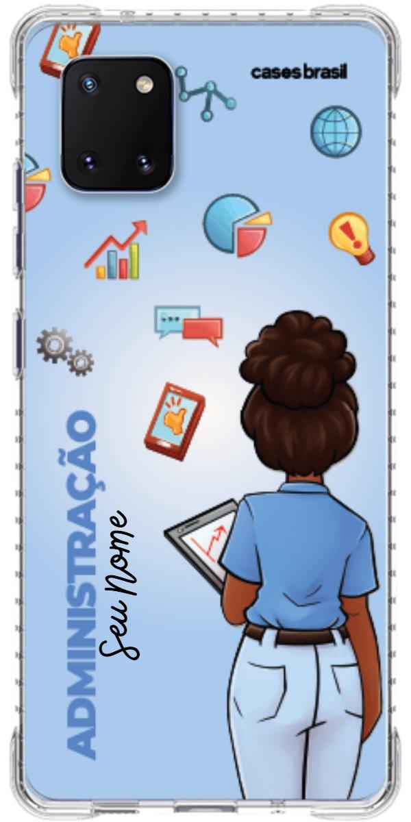 Capinha para celular Administração - Boneca Profissão Com Fundo