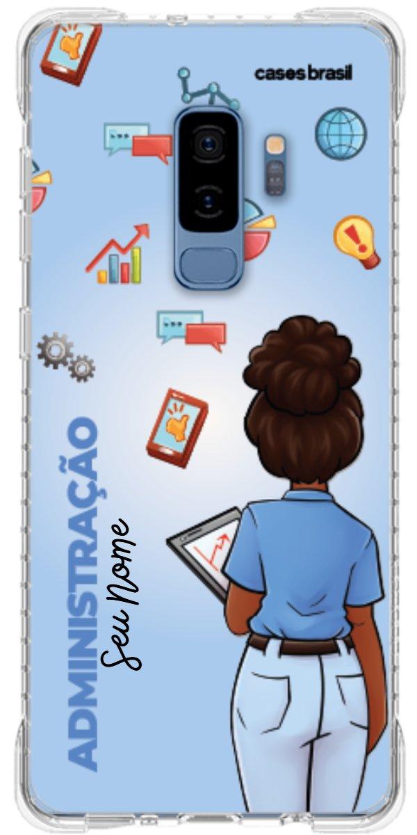 Capinha para celular Administração - Boneca Profissão Com Fundo