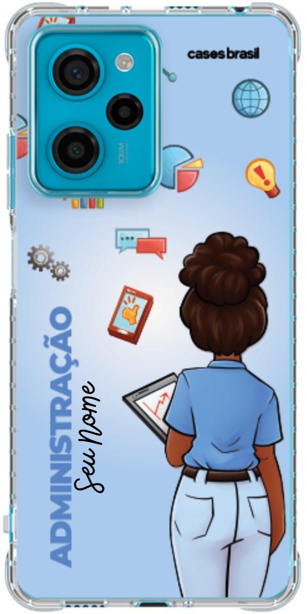 Capinha para celular Administração - Boneca Profissão Com Fundo
