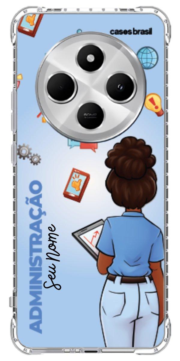 Capinha para celular Administração - Boneca Profissão Com Fundo