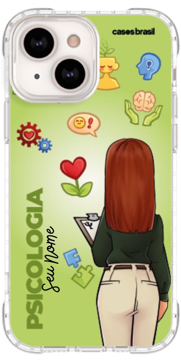 Capinha para celular Psicologia - Boneca Profissão Com Fundo