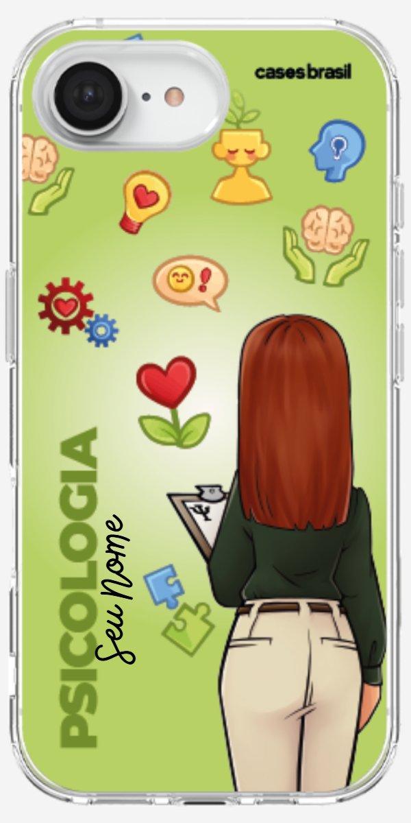 Capinha para celular Psicologia - Boneca Profissão Com Fundo